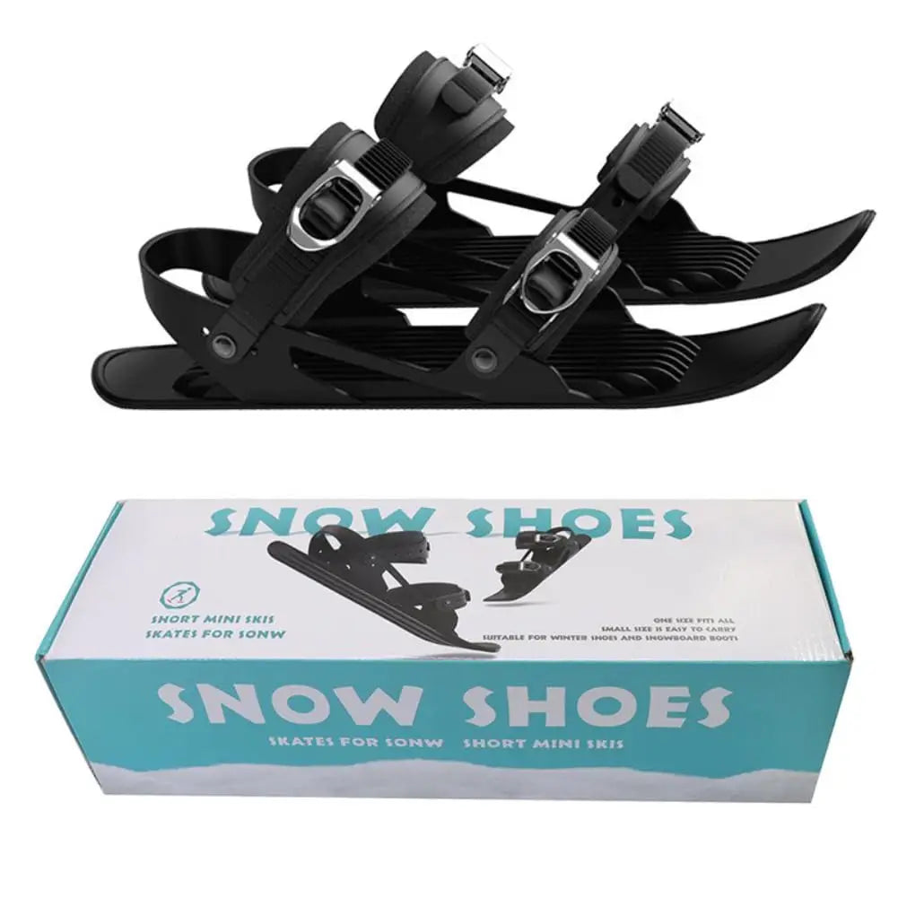 Portable Mini Ski Skates for Snow Sliding