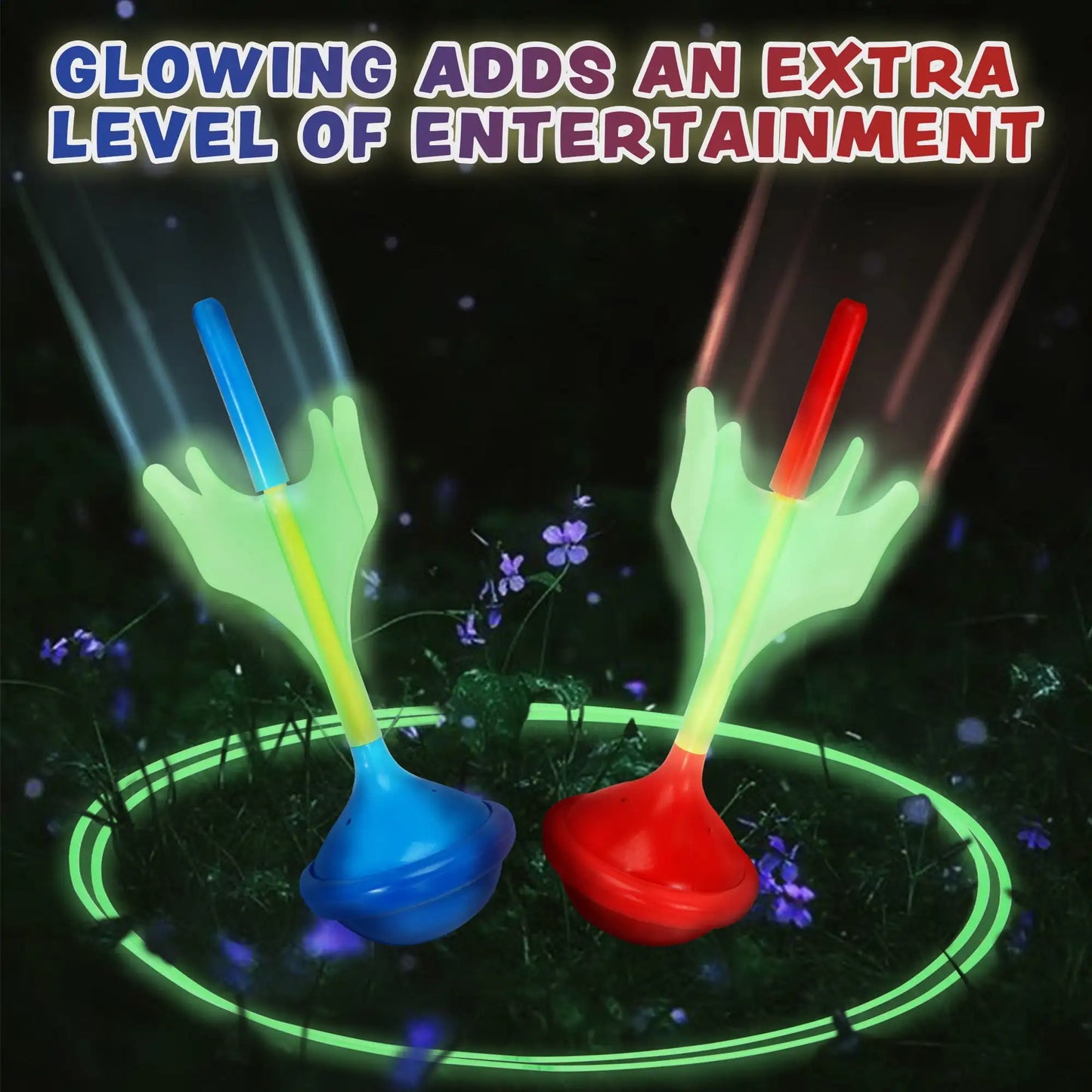 Glow In The Dark Lawn Dart Game Set