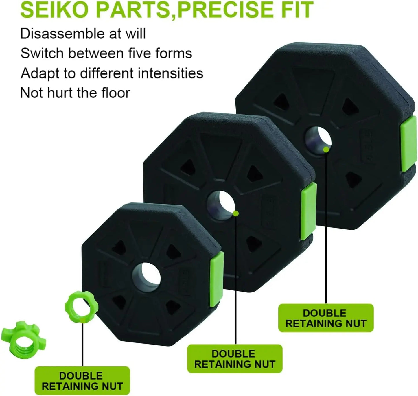 Adjustable Dumbbell Kettlebell Barbell Push Up Set