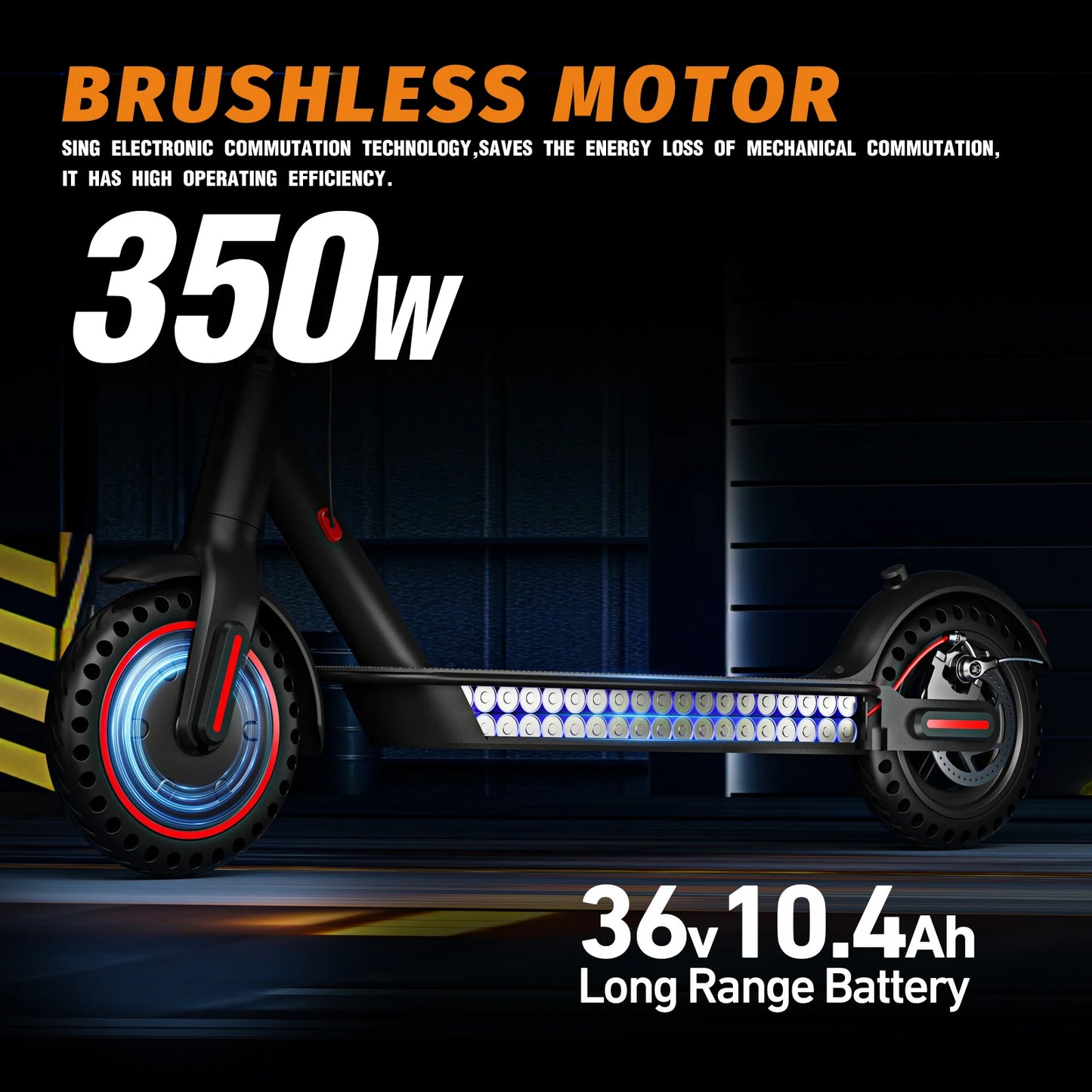 Foldable Electric Scooter with APP and Dual Brake
