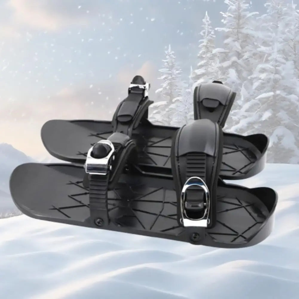 Portable Mini Ski Skates for Snow Sliding