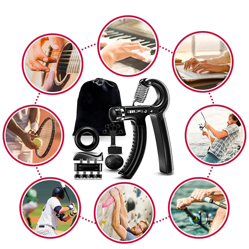 Adjustable Hand Gripper Set for Grip and Forearm Training