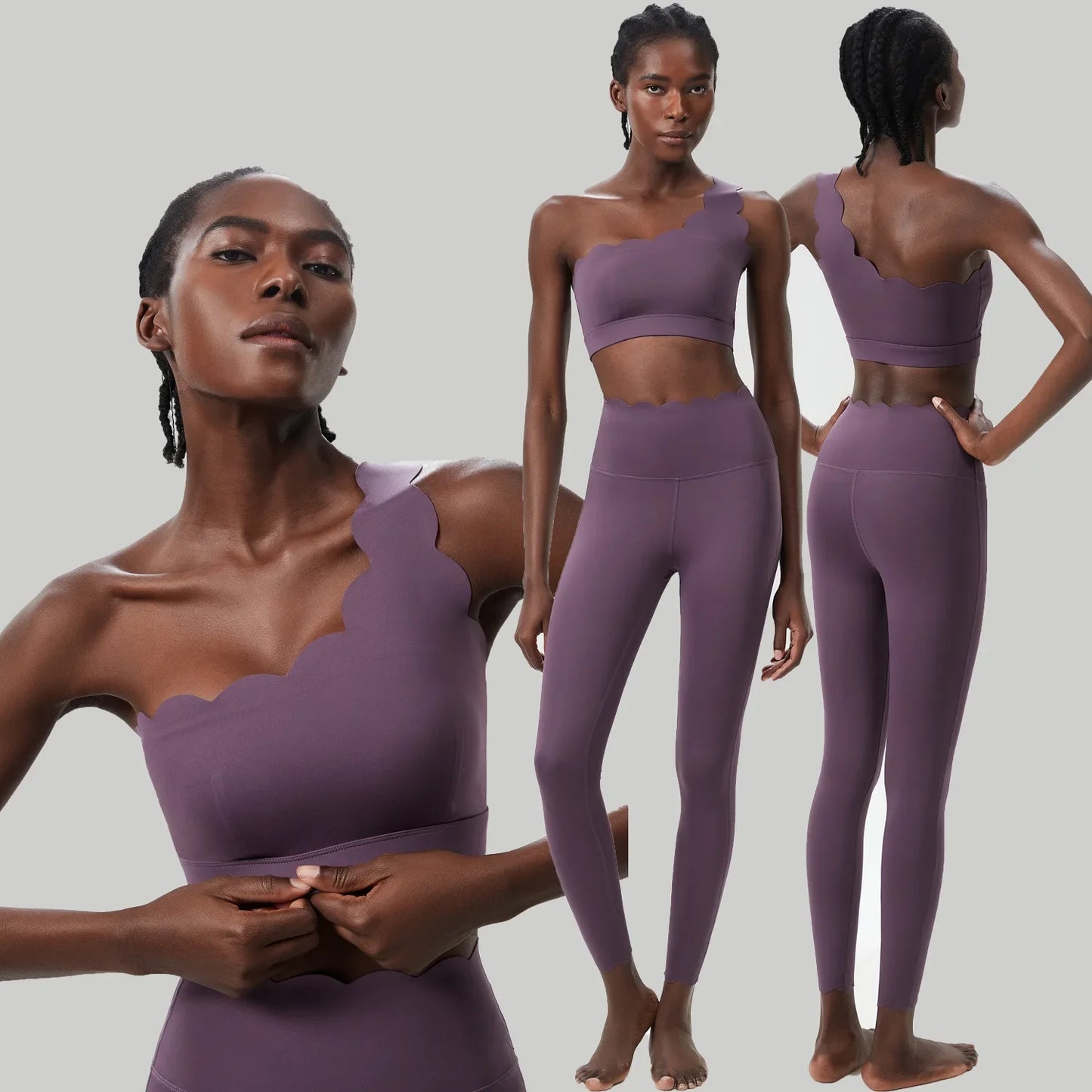 Womens Seamless Yoga Workout Set