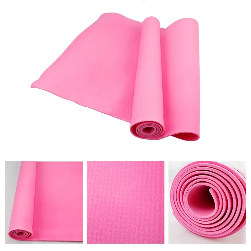 4MM Non-Slip EVA Yoga Mat for Fitness & Exercise