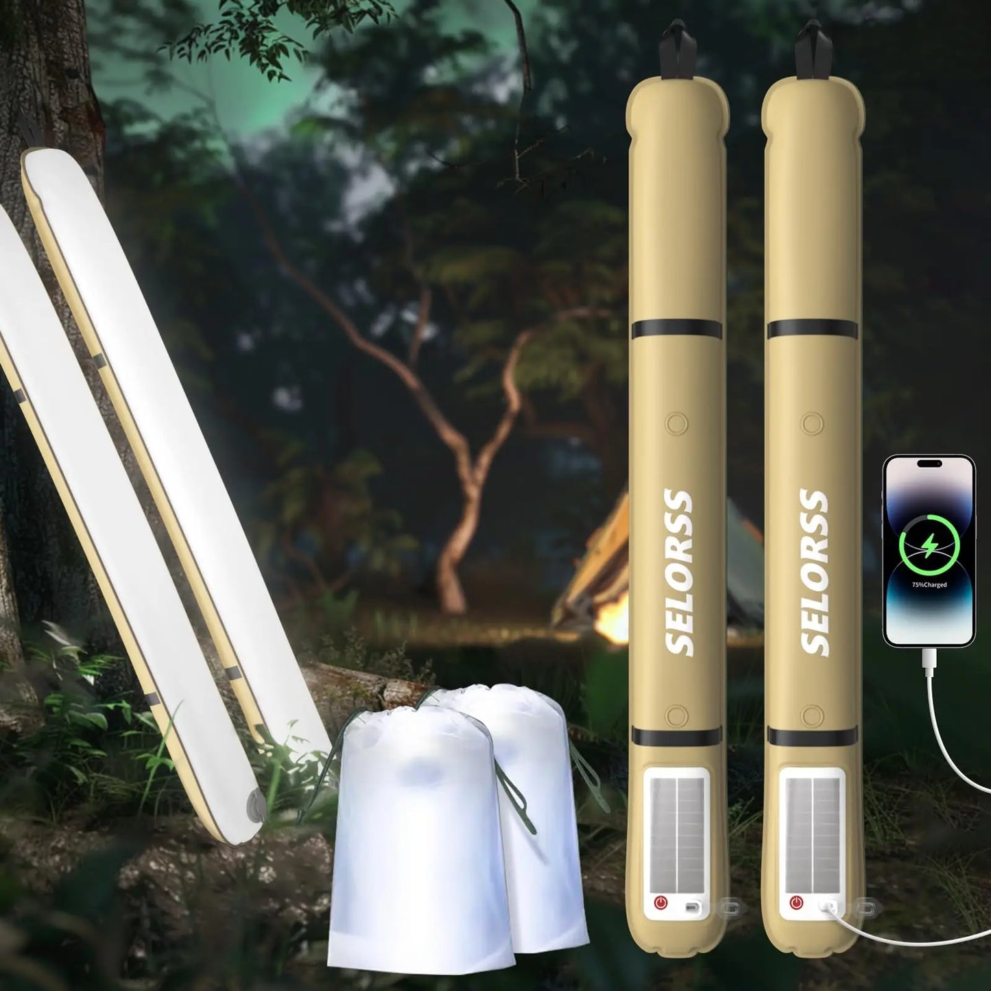 Folding Solar Camping Lantern