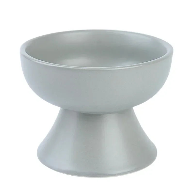 Elevated Ceramic Cat Bowl