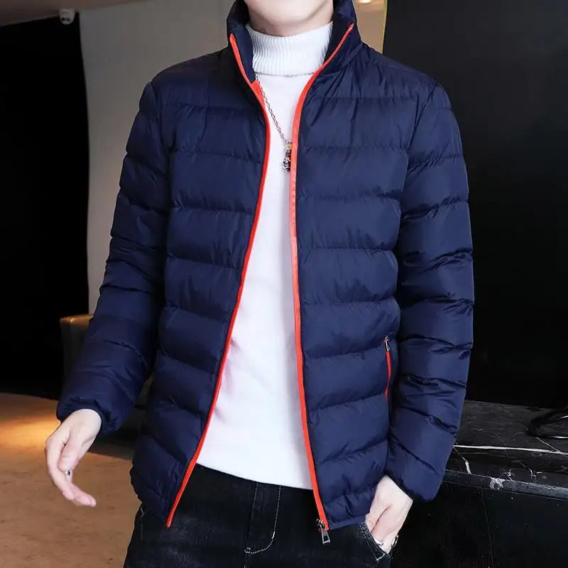 **Men Winter Cotton Zip Jacket**