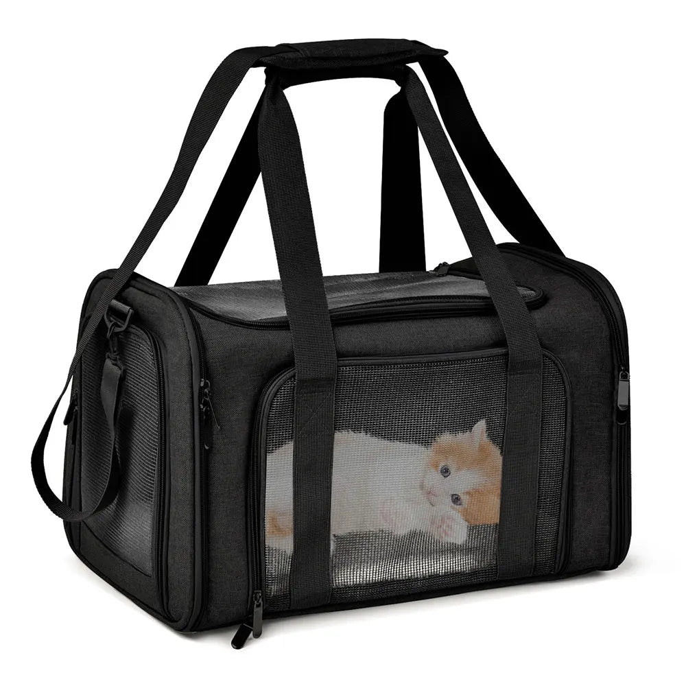 Airline-Approved Soft-Sided Pet Carrier Backpack for Small Dogs and Cats