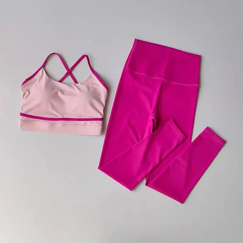 Womens 2-piece Workout Yoga Set.