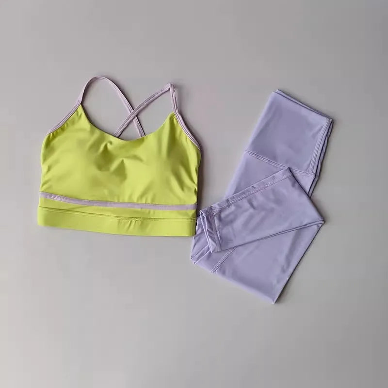 Womens 2-piece Workout Yoga Set.