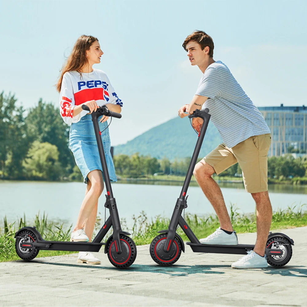 Foldable Electric Scooter with APP and Dual Brake