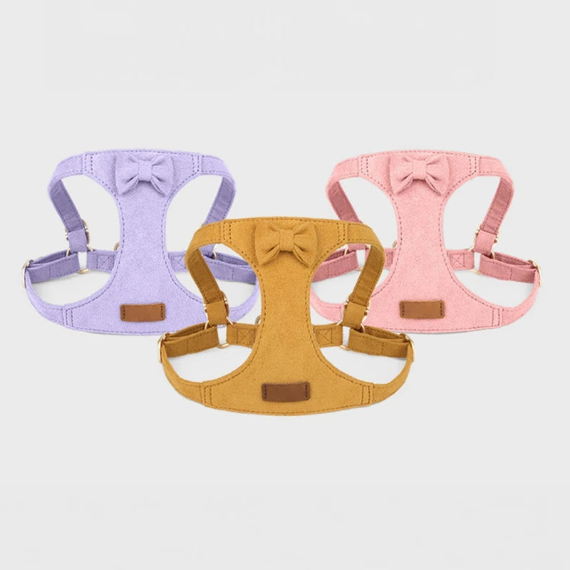 Soft Breathable Adjustable Dog Harness and Leash Set