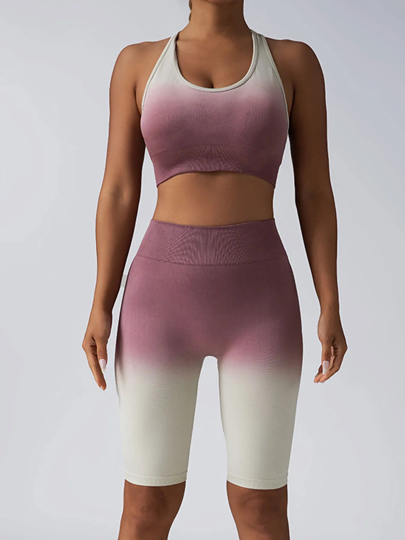 Womens Sports Bra and Leggings Workout Set