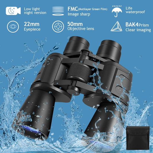 High Power Waterproof Zoom Binoculars