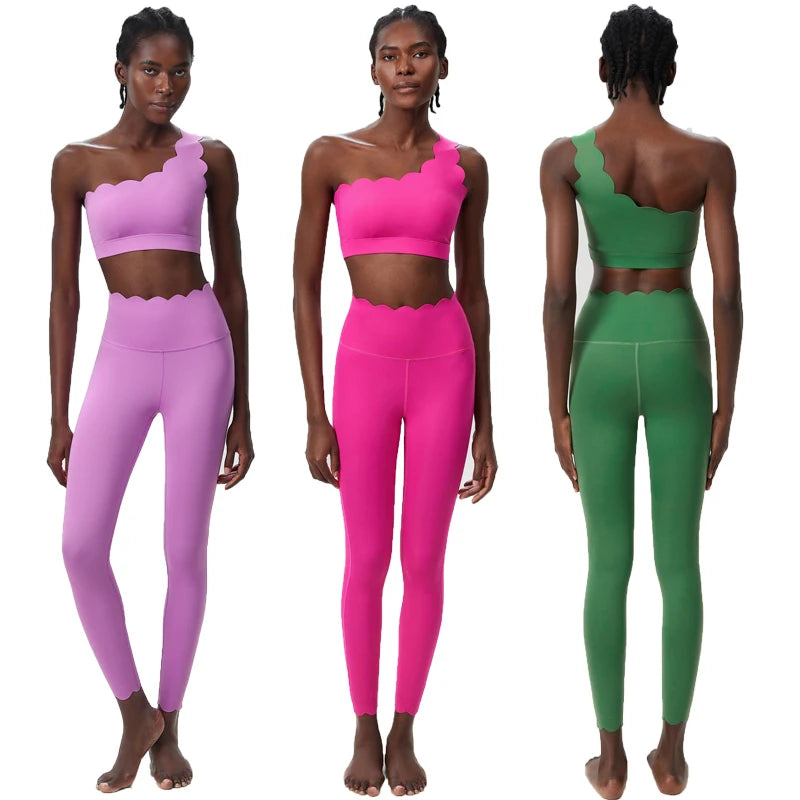 Womens Seamless Yoga Workout Set