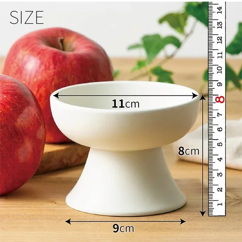 Elevated Ceramic Cat Bowl