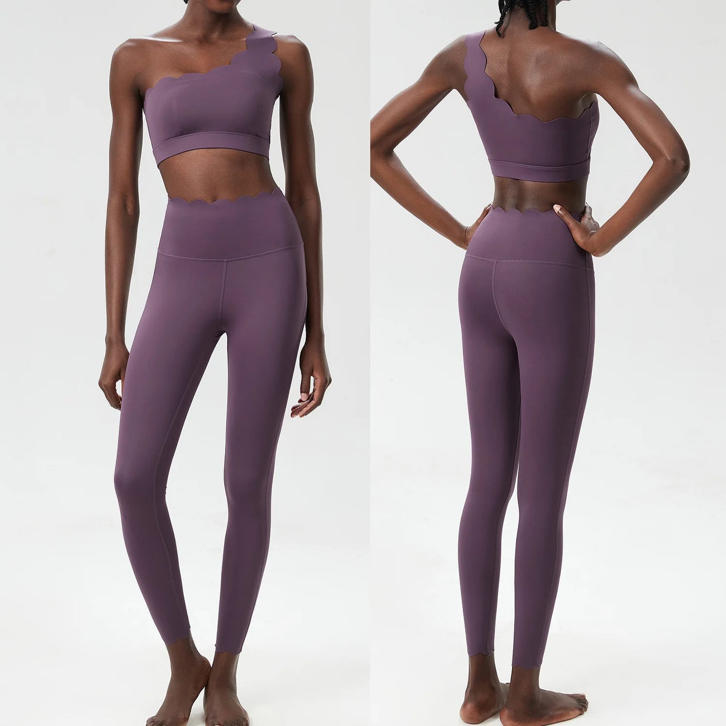Womens Seamless Yoga Workout Set
