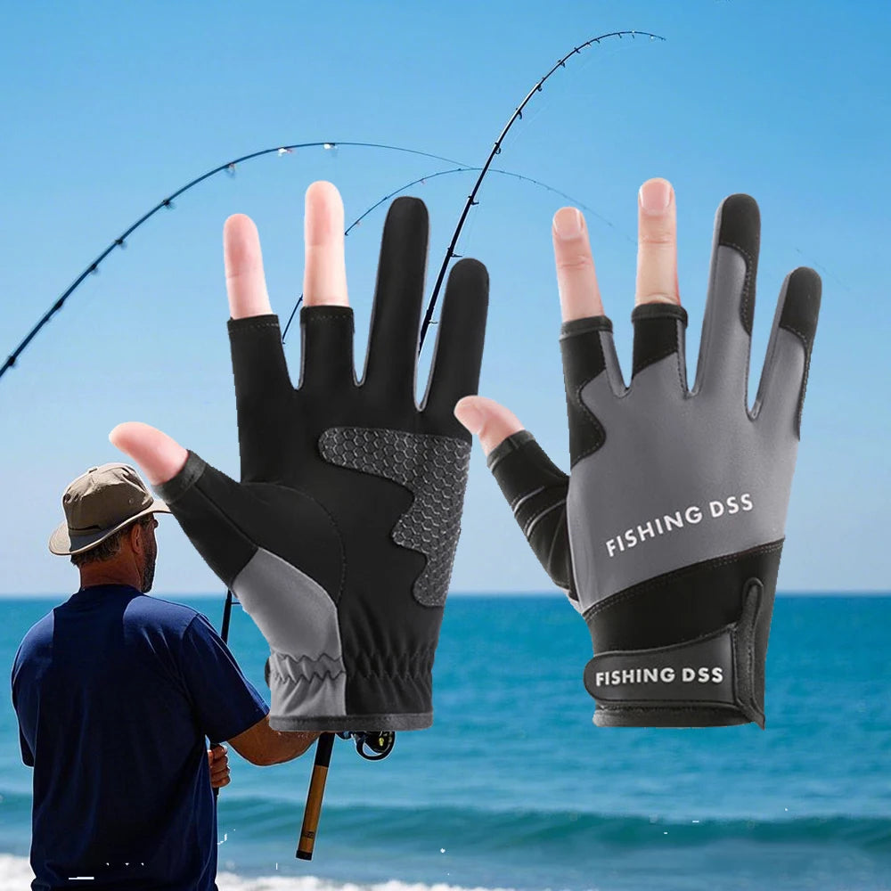 Mens Anti-Stab, 3 finger cut fishing gloves