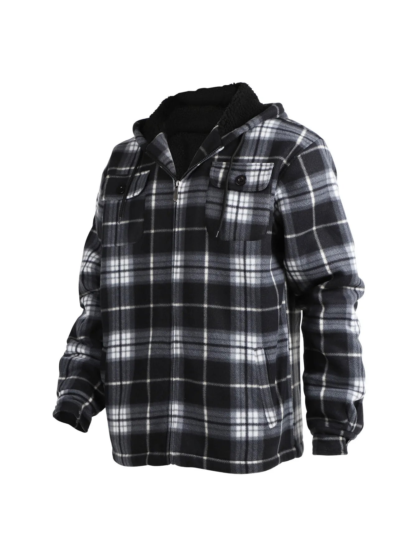 Mens Warm Hooded Winter Jacket