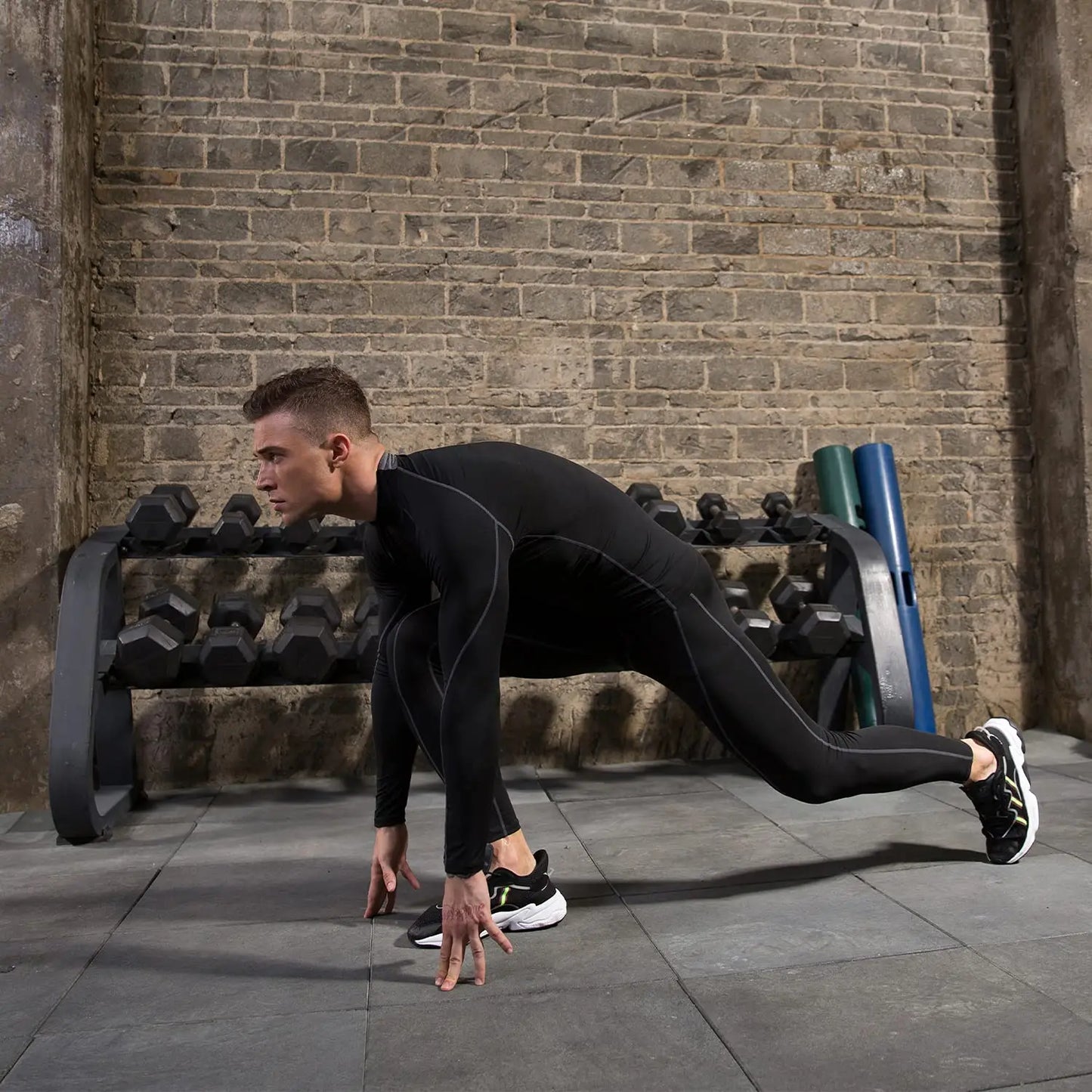 Mens Long Sleeve Compression Shirt