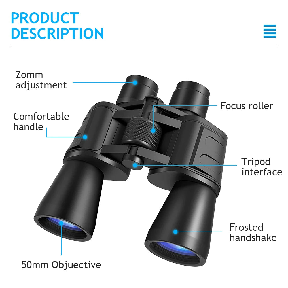 High Power Waterproof Zoom Binoculars
