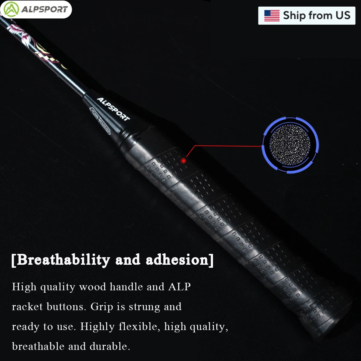 Ultralight Carbon Fiber Badminton Racket