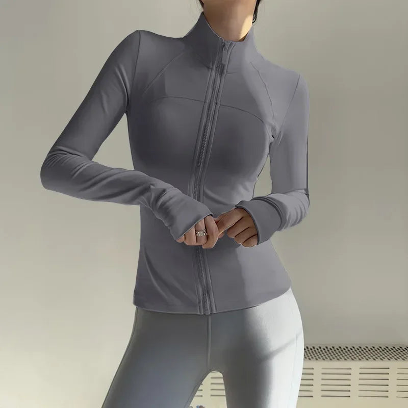 Women Zip Up Sports Jacket