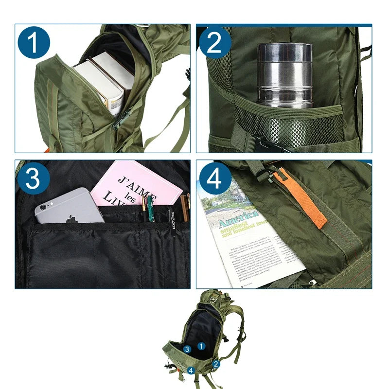 Travel Hiking Backpack Lightweight Outdoor Daypack