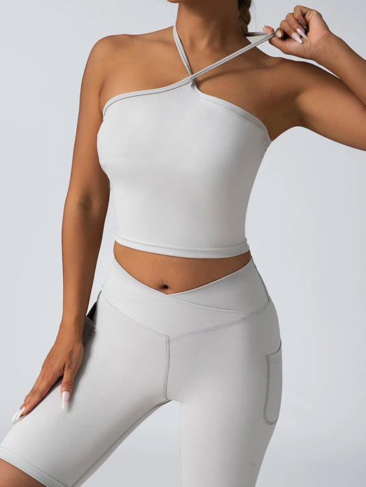 **Womens Seamless Workout Set Sports Bra and Leggings**