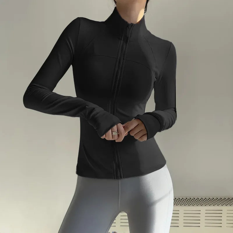 Women Zip Up Sports Jacket