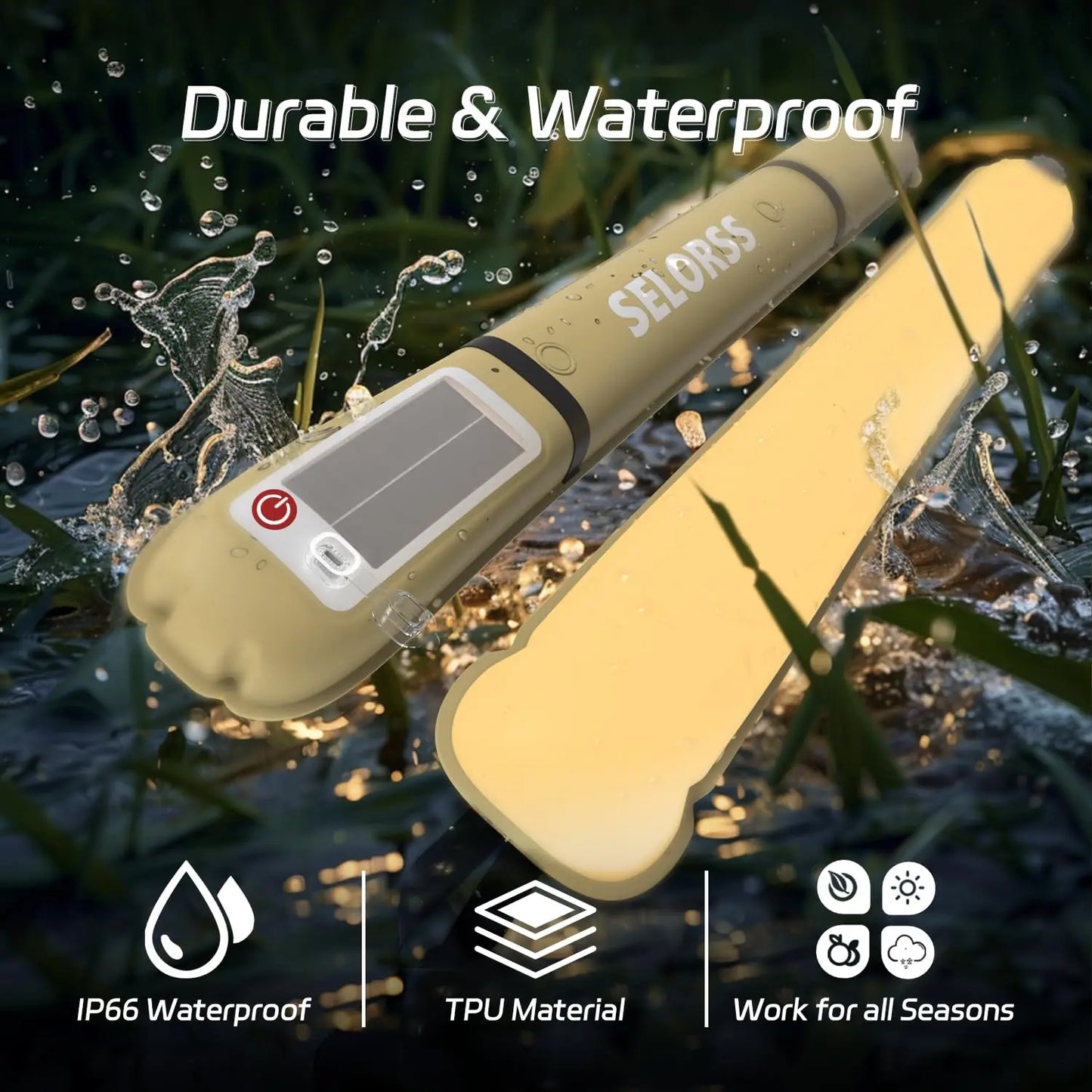 Folding Solar Camping Lantern