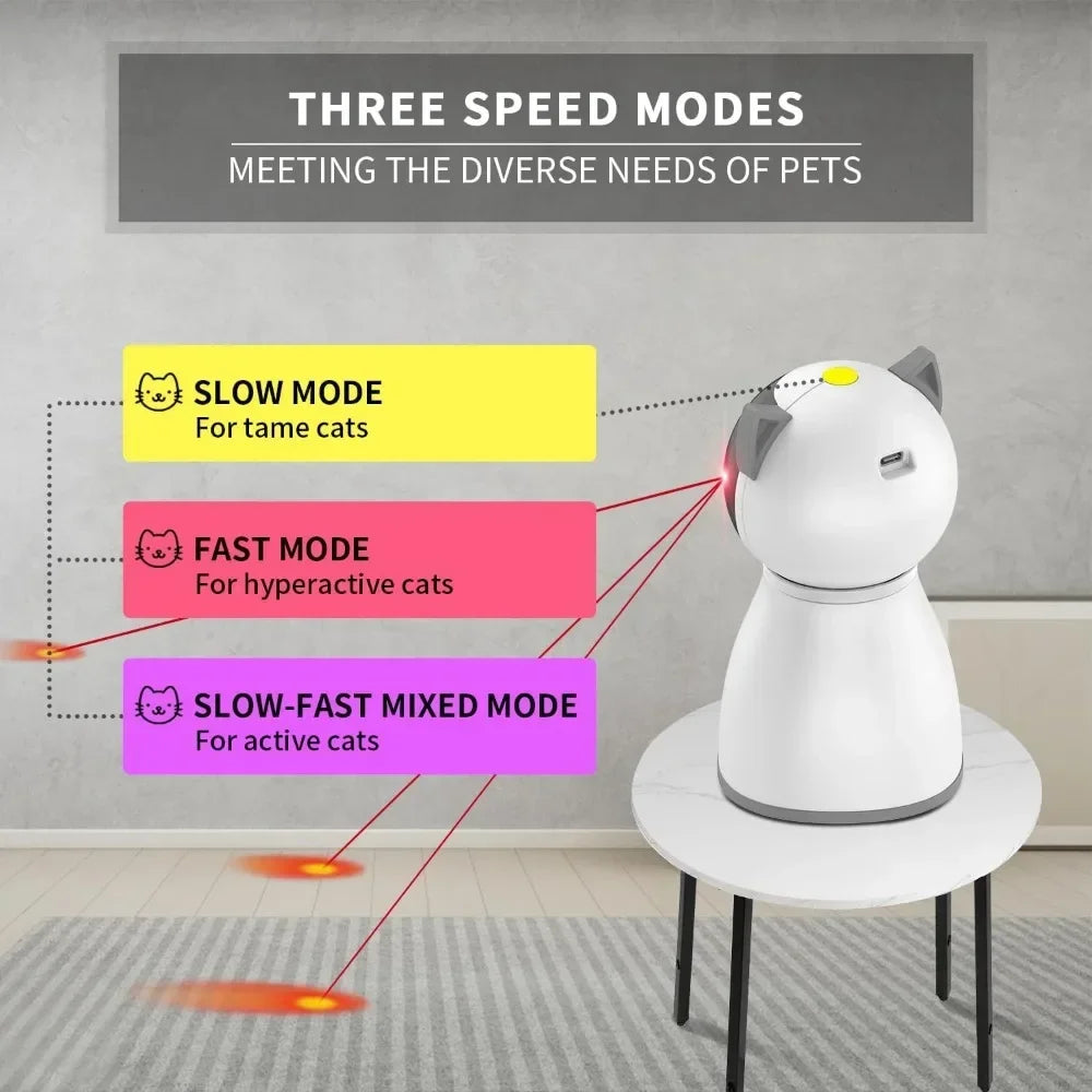 Interactive Motion Activated Laser Cat Toy