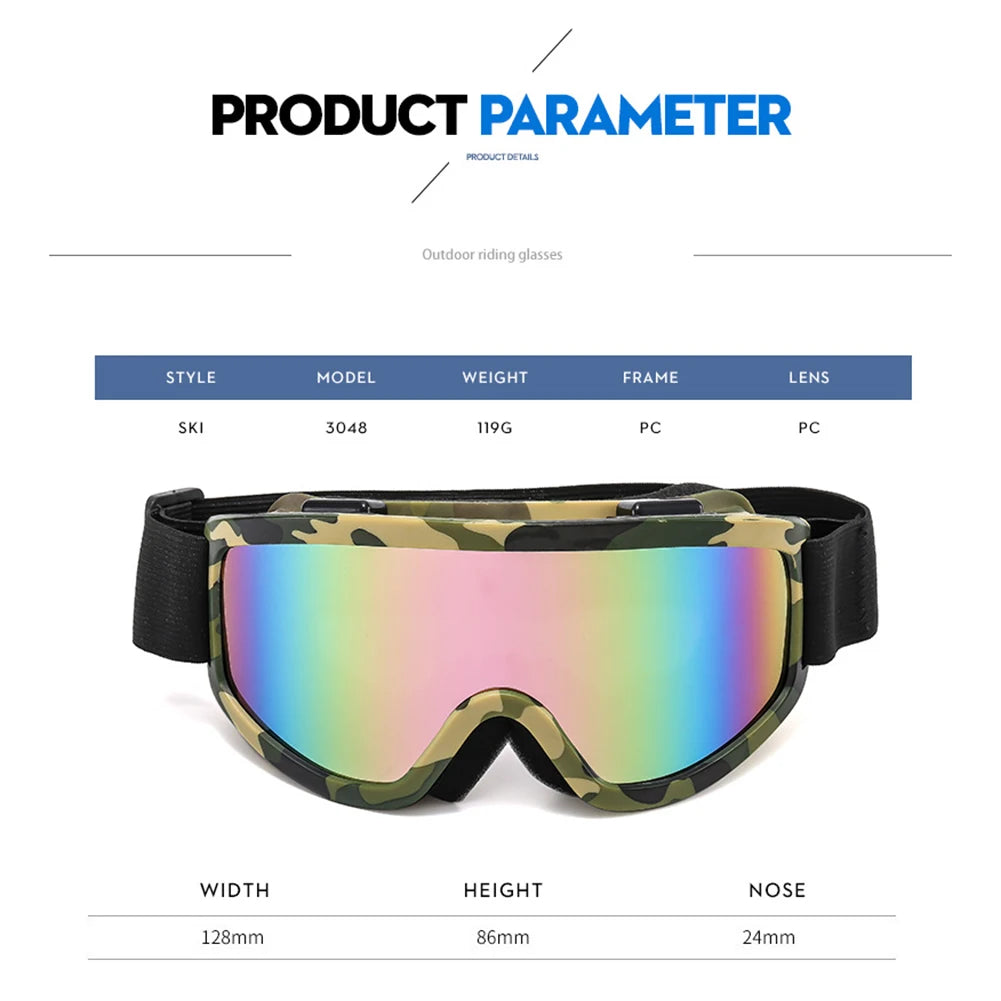 Anti Glare Ski Goggles