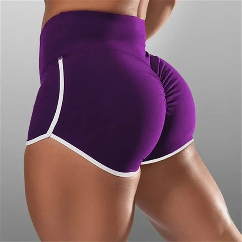 Women's Low Waist Stretchy Yoga Shorts for Fitness
