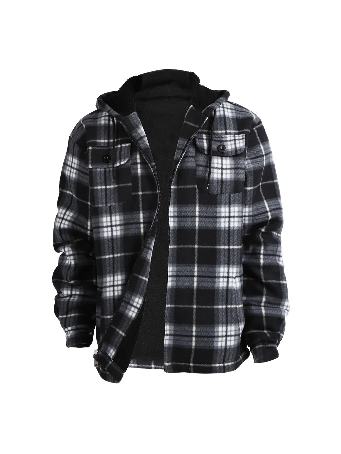 Mens Warm Hooded Winter Jacket