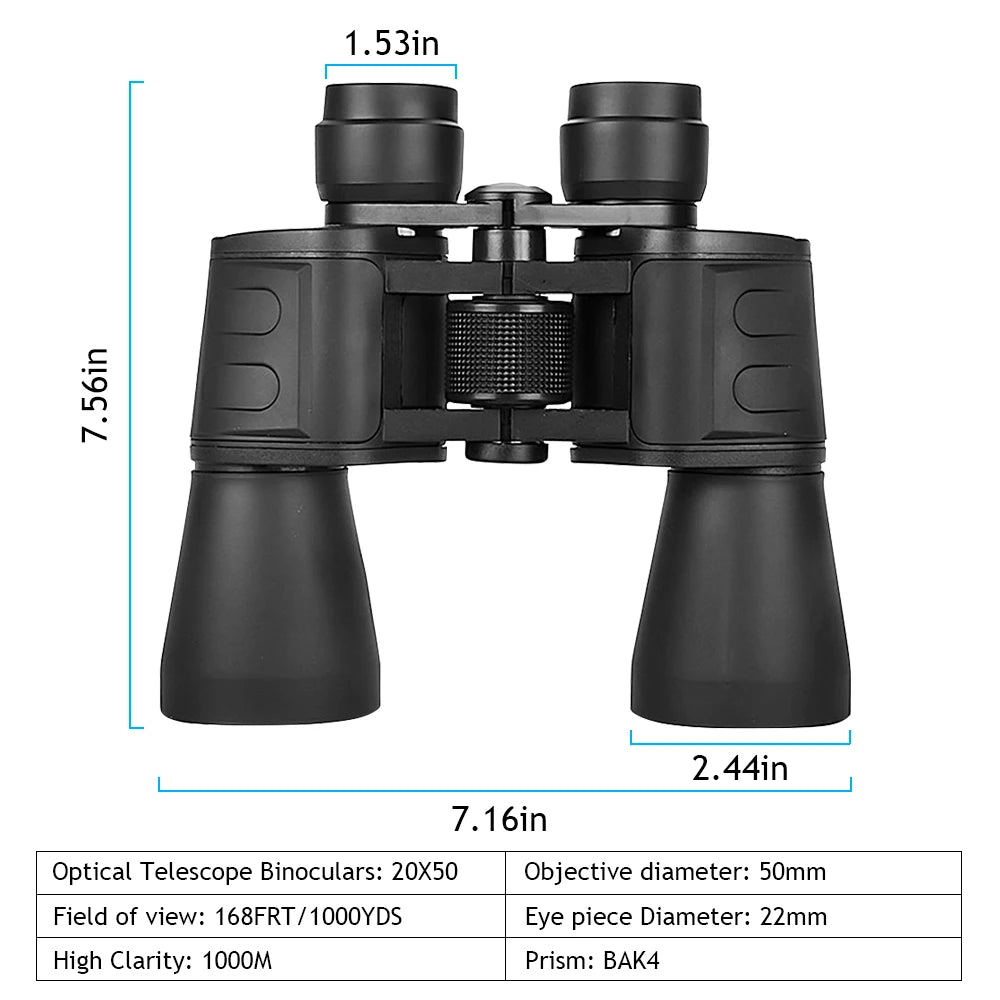High Power Waterproof Zoom Binoculars