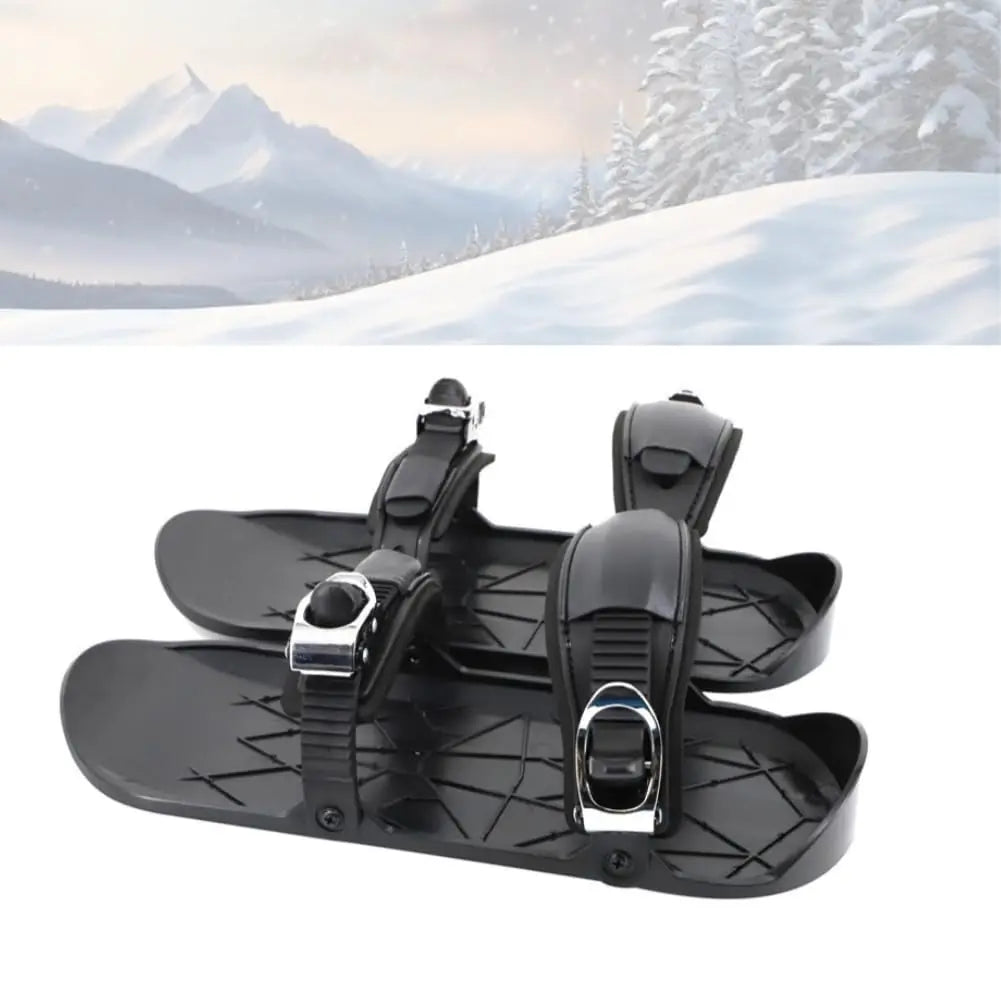Portable Mini Ski Skates for Snow Sliding