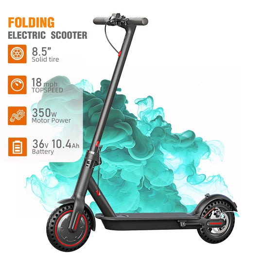 Foldable Electric Scooter with APP and Dual Brake