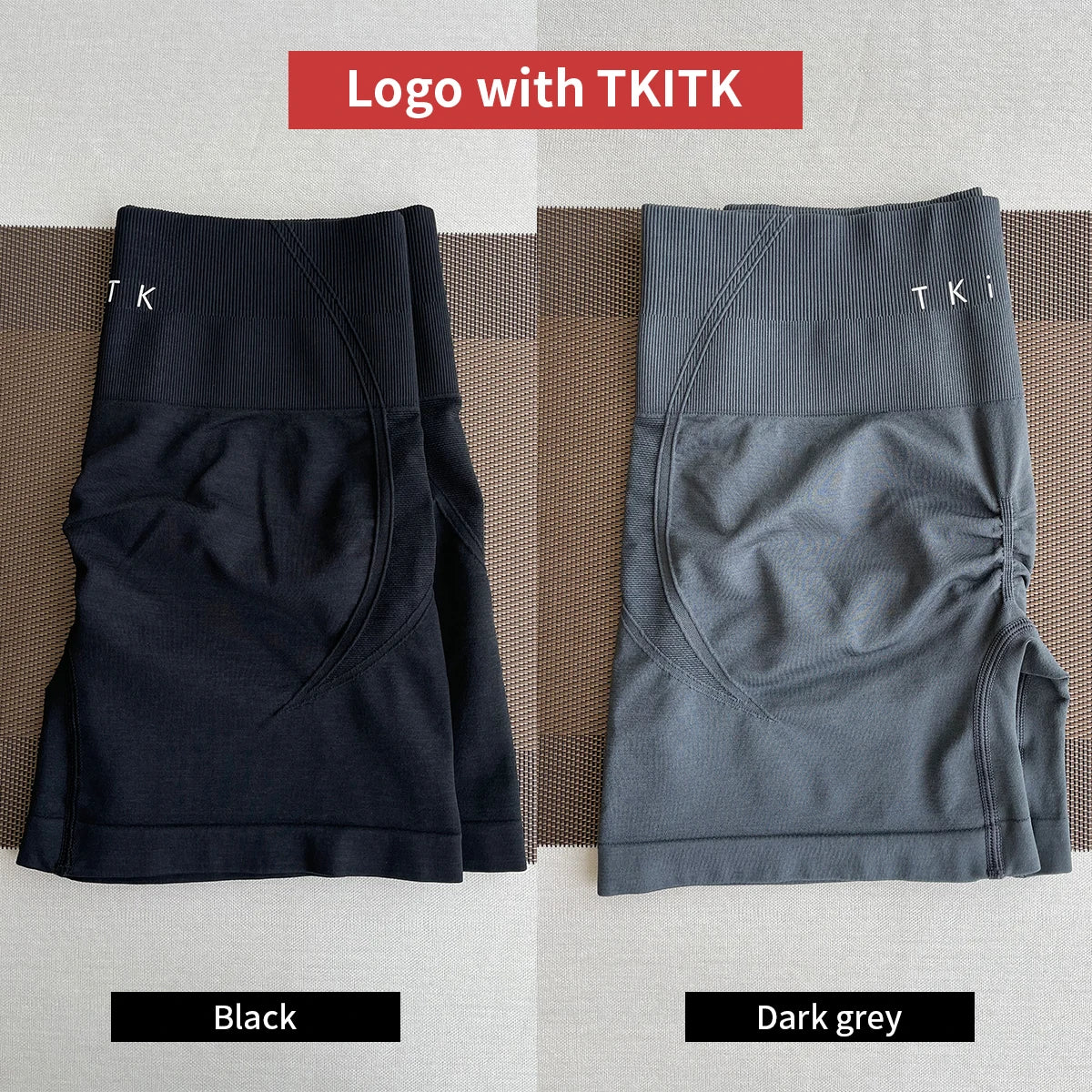 Seamless Women's Gym Shorts 2 Pieces