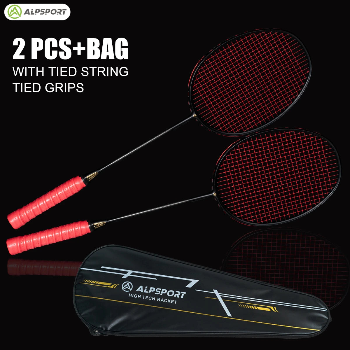 Carbon Fiber Badminton Racket Set