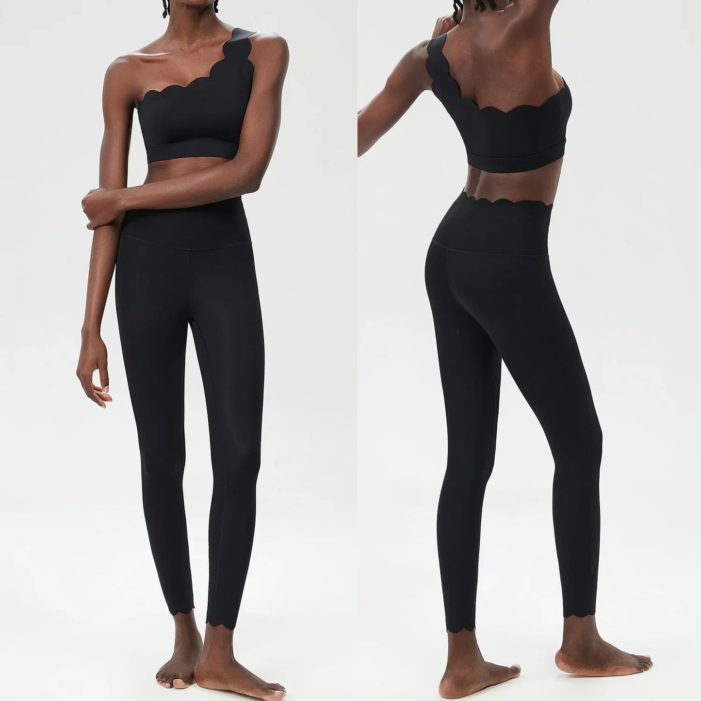 Womens Seamless Yoga Workout Set