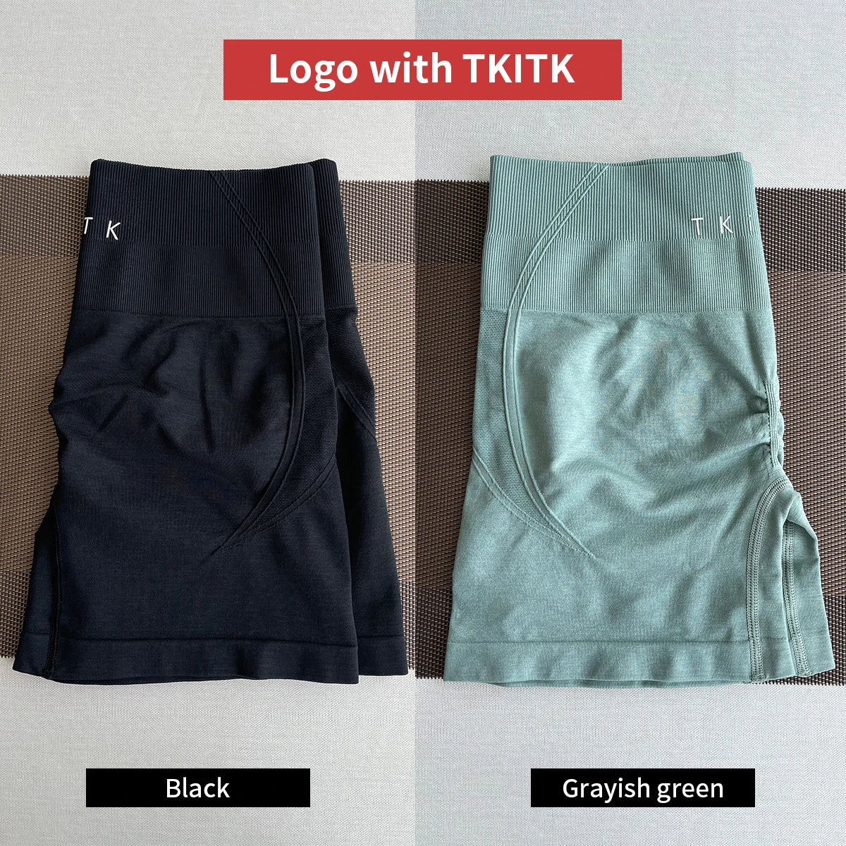 Seamless Women's Gym Shorts 2 Pieces