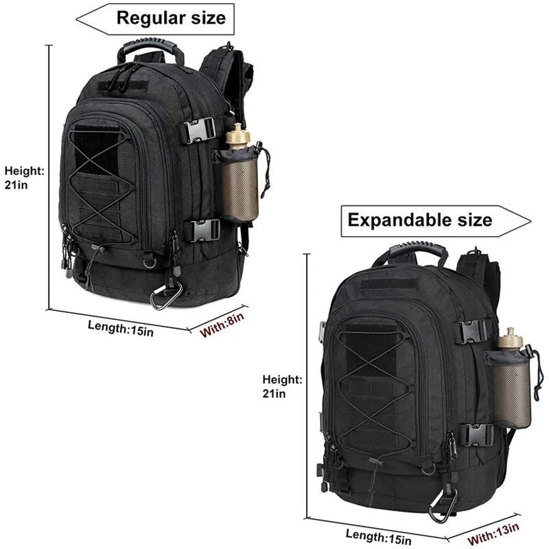 Military 65L Tactical Backpack for Outdoor & Travel