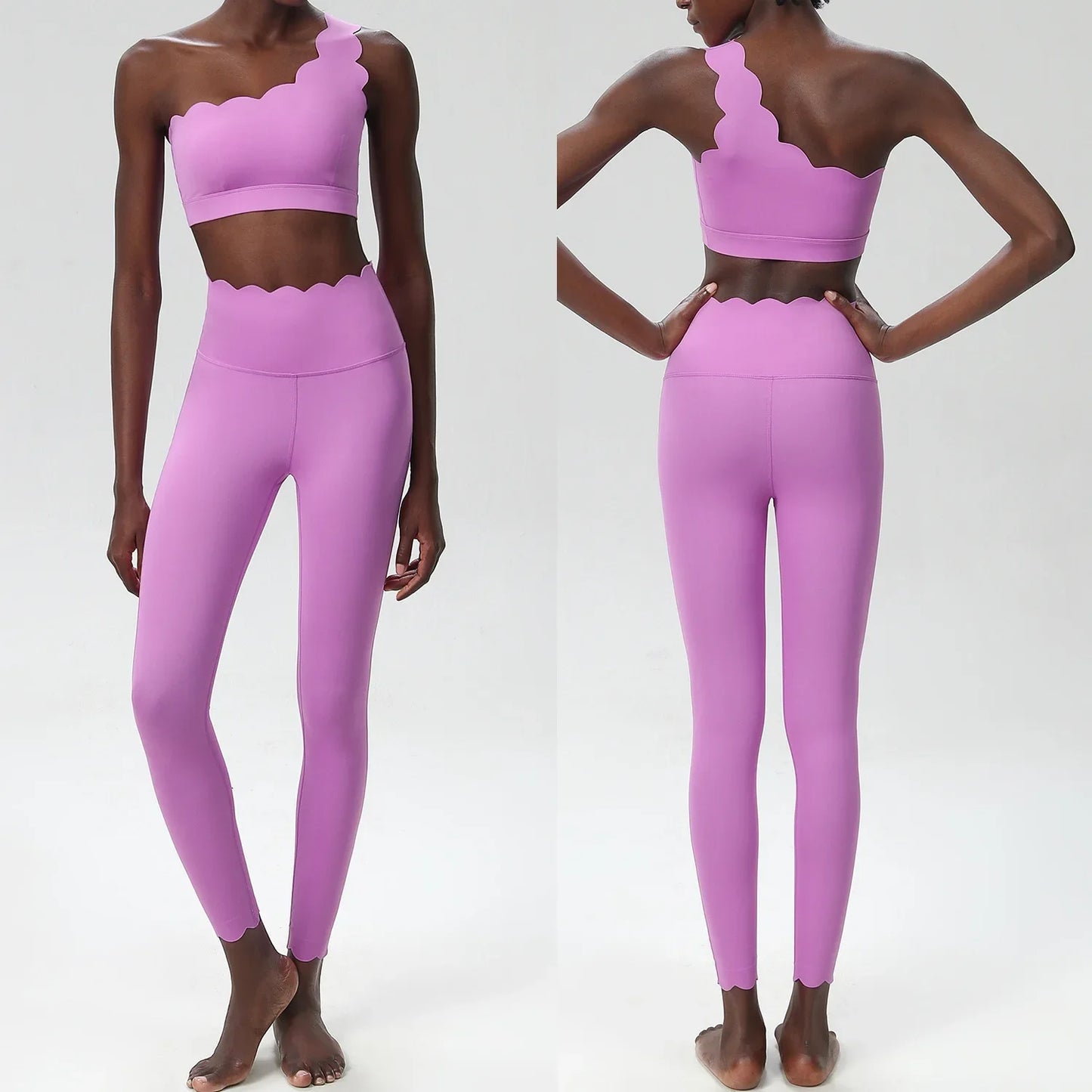 Womens Seamless Yoga Workout Set