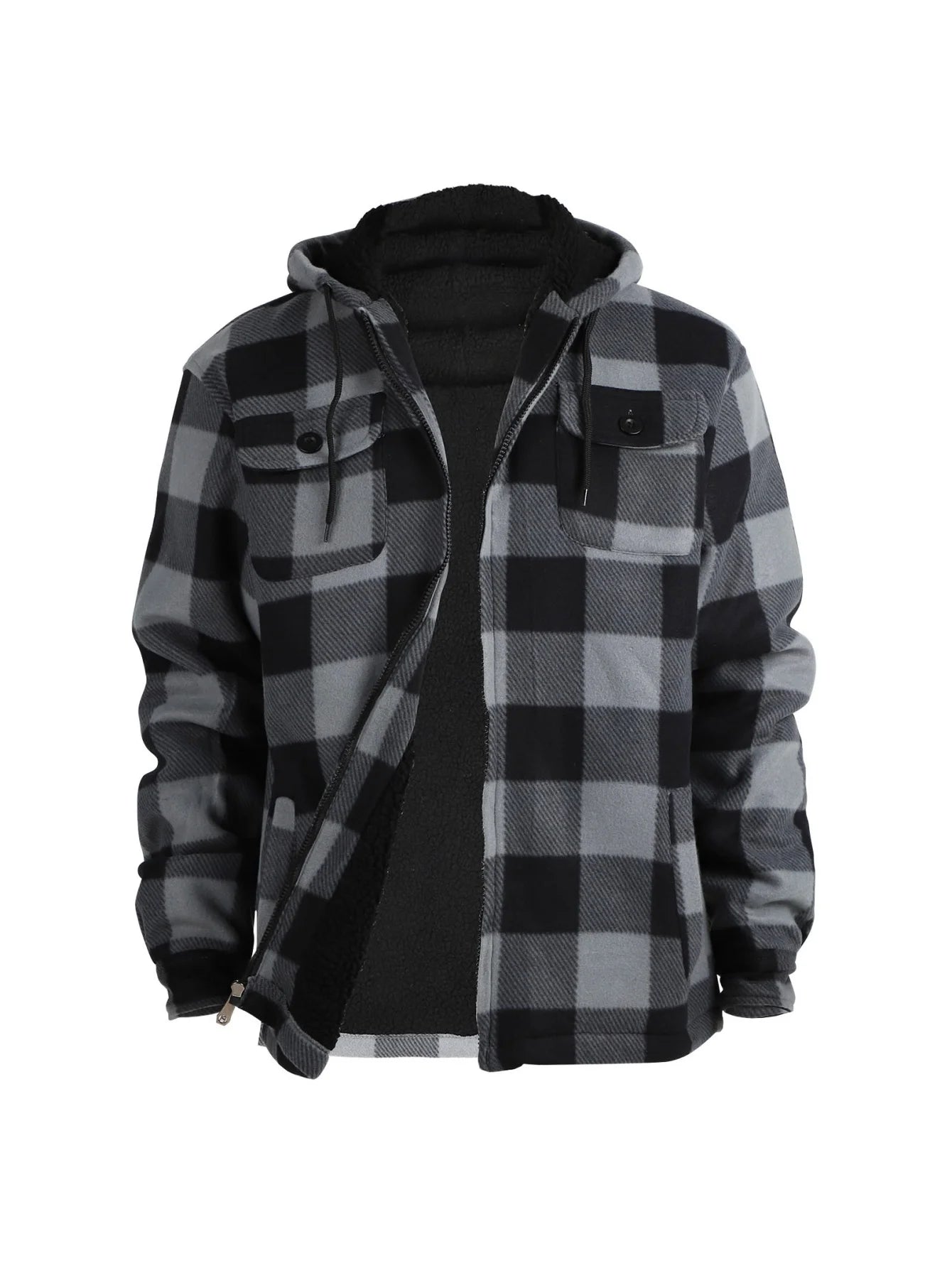 Mens Warm Hooded Winter Jacket