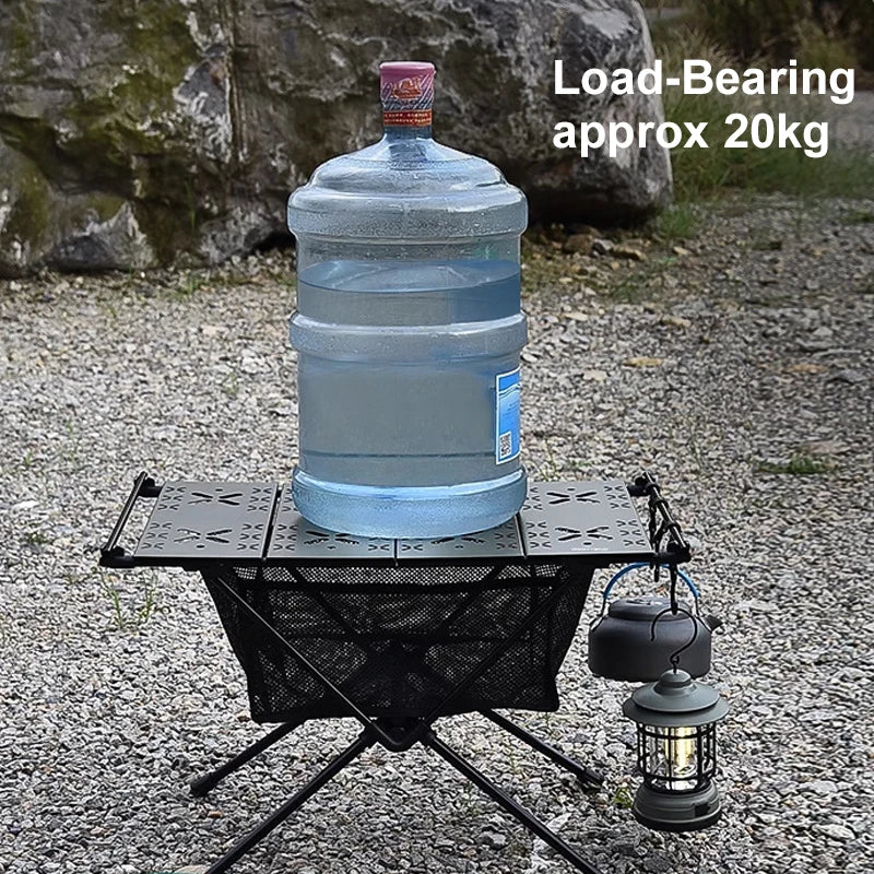 Folding Aluminum Camping Table with Storage Bag