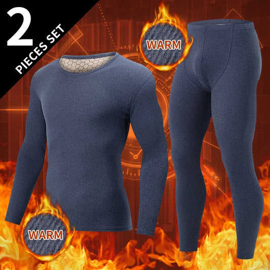 Mens Thermal Long Johns Set