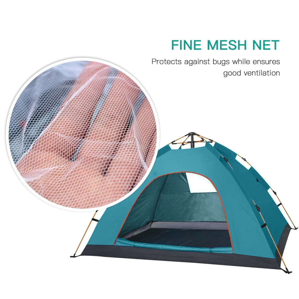 Portable Pop Up Camping Tent for 2 Person Outdoor Use