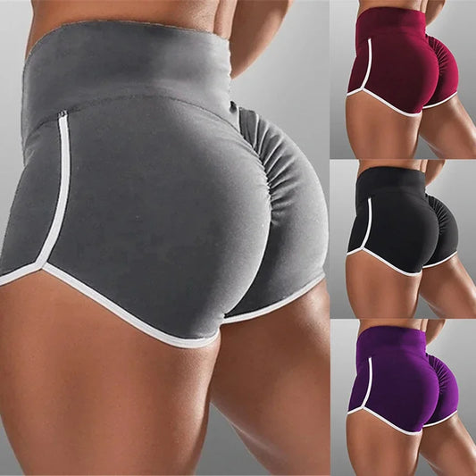 Women's Low Waist Stretchy Yoga Shorts for Fitness