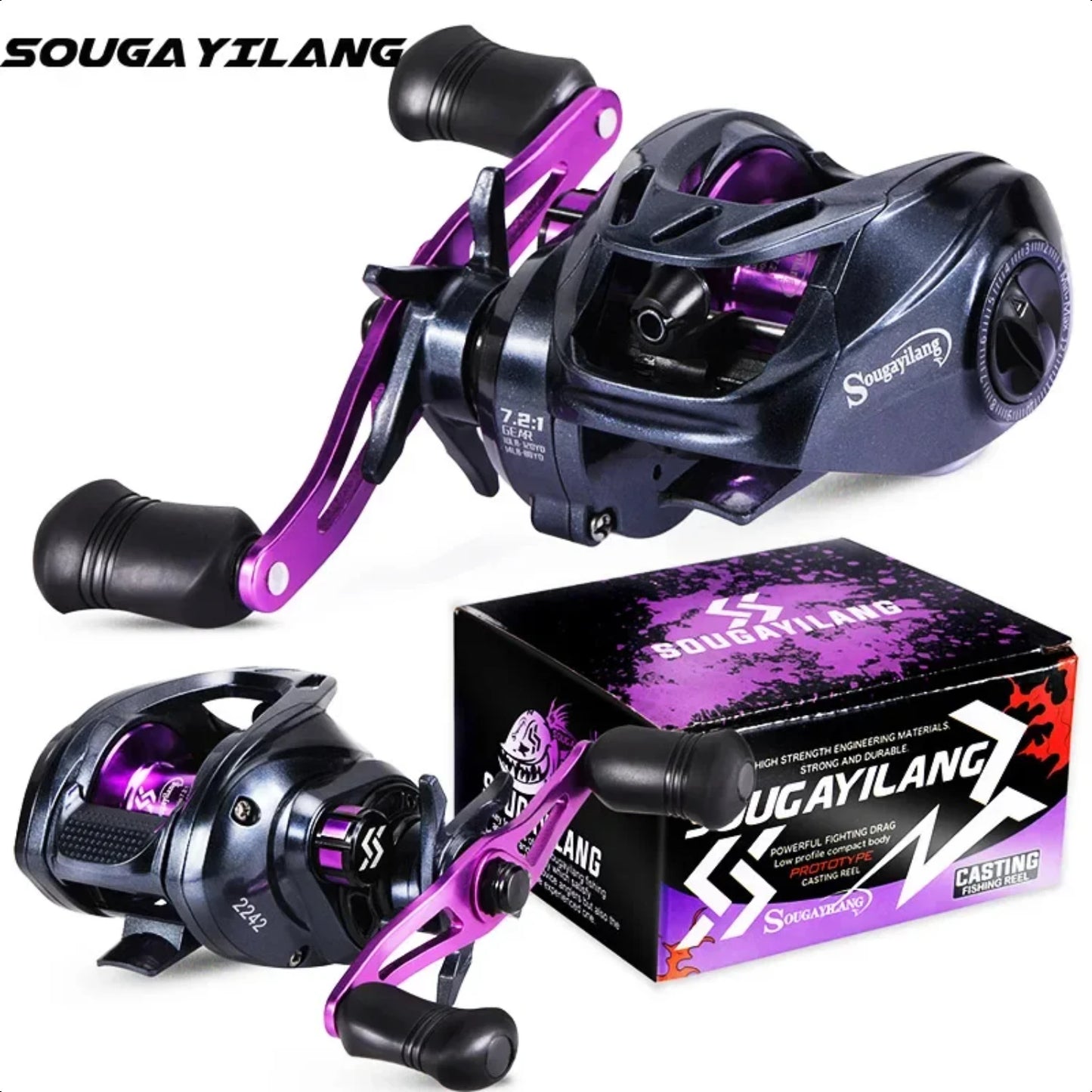 High Speed Baitcasting Fishing Reel 7.2 to 1